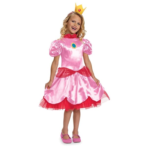 JAKKS Pacific Disguise Super Mario Kostume Fancy Princess Peach XS (3-4)