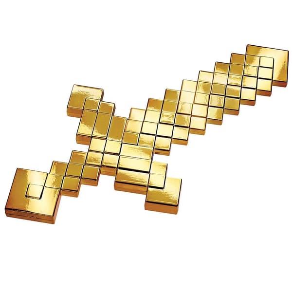 JAKKS Pacific Disguise Minecraft rollespilssværd jubilæum guld