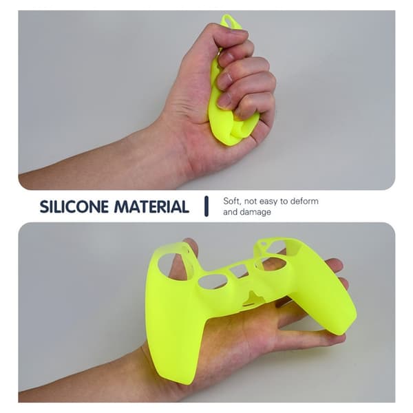 Playstation 5 / PS5 Silikone Skin Cover Case Anti-Slip Beskyttelse - Lilla
