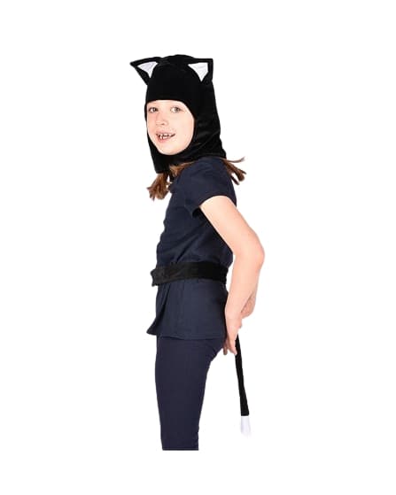 Den Goda Fen Svart katt-sett (3-5 år) (F25750)