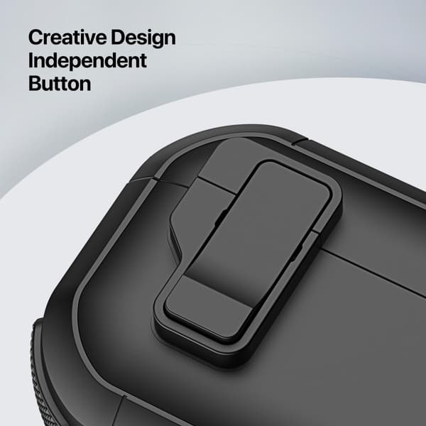 För AirPods 4 Fodral DUX DUCIS PC+TPU Bluetooth Fodral / Skal med krok