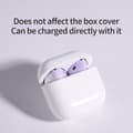 Miniatyrbilde 4 av 11: For AirPods 4 ørepropper Sklisikkert silikonetui Ørepropper Ørepropper - Rød