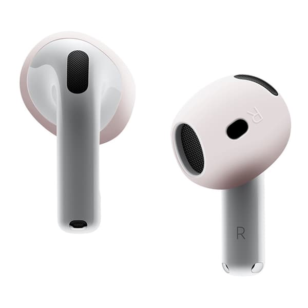 För AirPods 4 hörsnäckor Anti-slip silikonhölje Hörselkåpor Öronsnäckor - Rosa