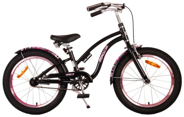 Volare Barnesykkel 18 - Miracle Cruiser Matt Black (21887)