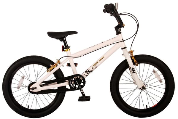 Volare Børnecykel 18 - Cool Rider BMX Hvid/Guld (21879)