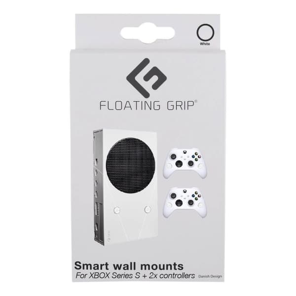 FLOATING GRIP Xbox Seriex S -seinäkiinnike - paketti valkoinen