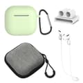 Pikkukuva 1 / 6: AirPods 4 5 kpl Lisävarusteet Kotelo Säilytyslaatikko Kaulahihna Kuulokepidike Avaimenperä - Matcha