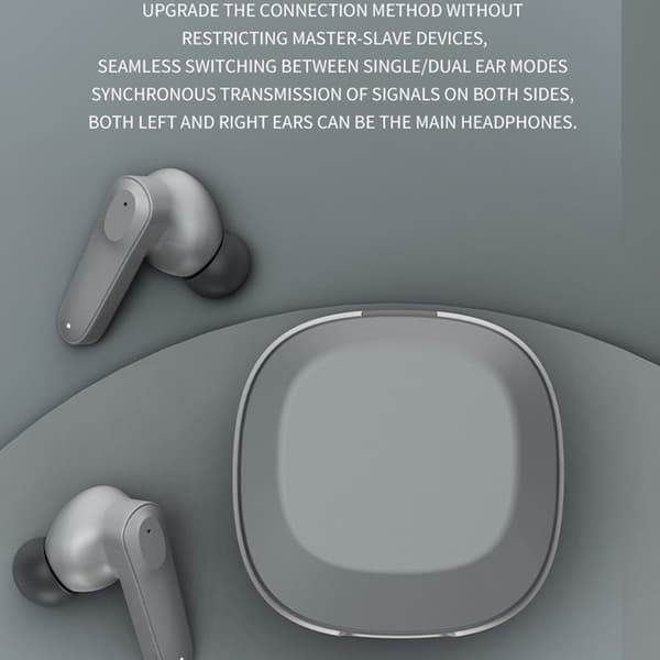 Bluetooth Hörlurar AI Smart Multi-Language Translation Översättare - Svart