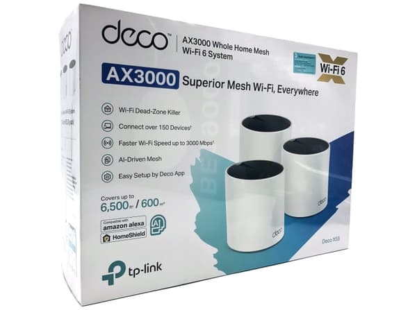 TP-Link Deco X55 V1.60 Wi-Fi-system Desktop Hvit