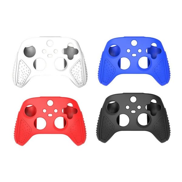Xbox Series S/X -peliohjaimelle, pölytiivis silikonisuoja, liukastumista estävä kotelo - Musta