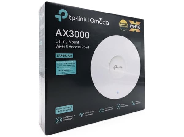 TP-Link Omada EAP653 UR V1 Trådlös anslutning Vit Hvit