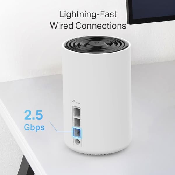 TP-Link Deco XE75 Pro (1-pak) Wi-Fi 6E AXE5400 Mesh Wi-Fi-system til hele hjemmet