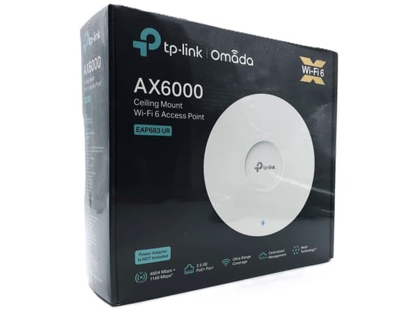 TP-Link Omada EAP683 UR V1 Trådløs forbindelse Hvid Hvid