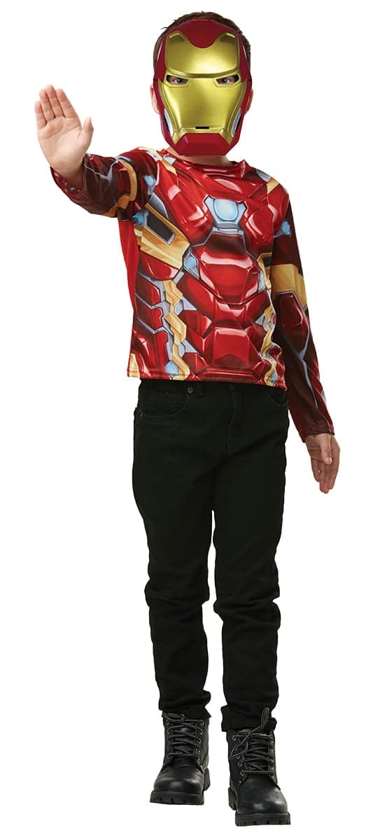 Rubies Iron Man överdel och mask (300113FR)