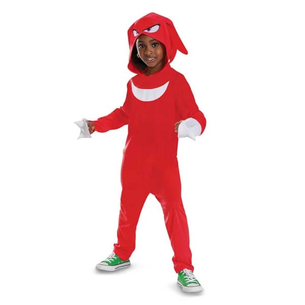 Disguise Sonic-udklædning - Knuckles (128 cm)