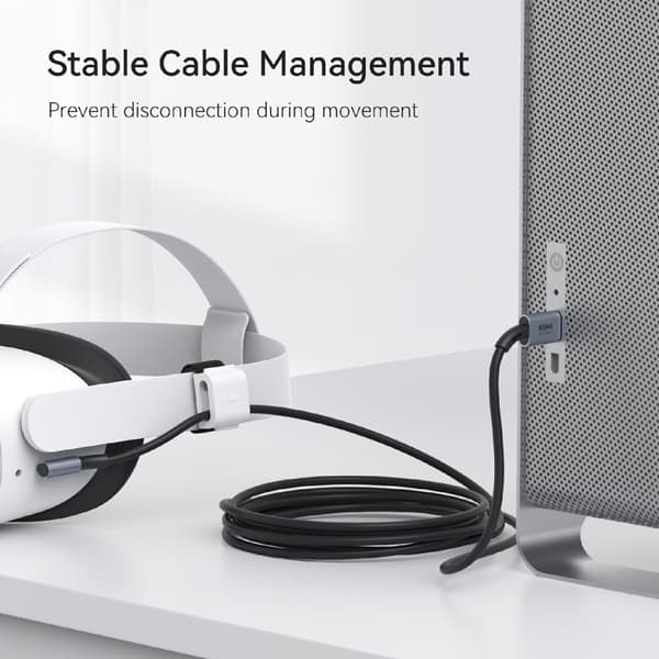5m ladekabel for Meta Quest 3 3S PICO 4, 5Gbps hodeset tdataoverføring