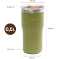 Miniatyrbild 3 av 6: Fiskars Termosmugg grön 0,5 liter On-the-go mug