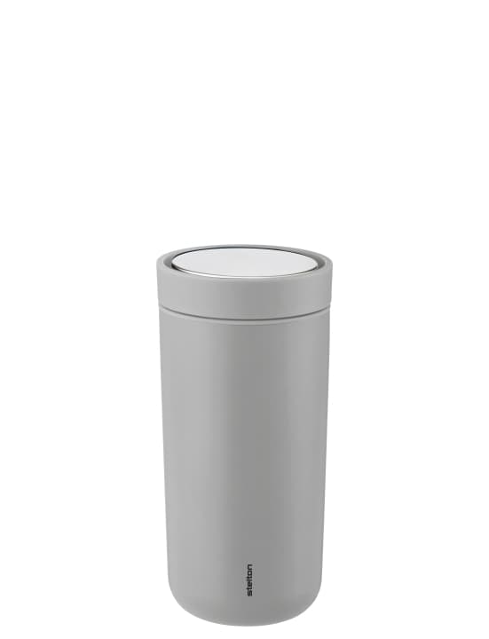 Stelton To-Go Click vakuumisolerad kopp 0,4 L (ljusgrå)