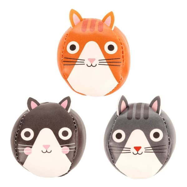 Kikkerland Kidoki Jongleringsbolde med tre katte - (KID54)