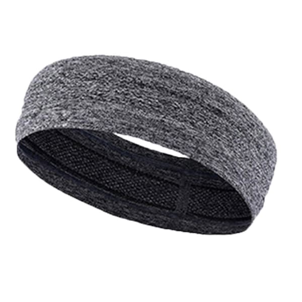 Elastic Fabric Pannband Running Fitness - Grå