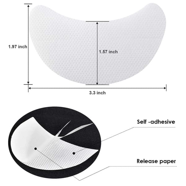 Praktiska (100-Pack) Ögonskugga Skyddspads/Lappar
