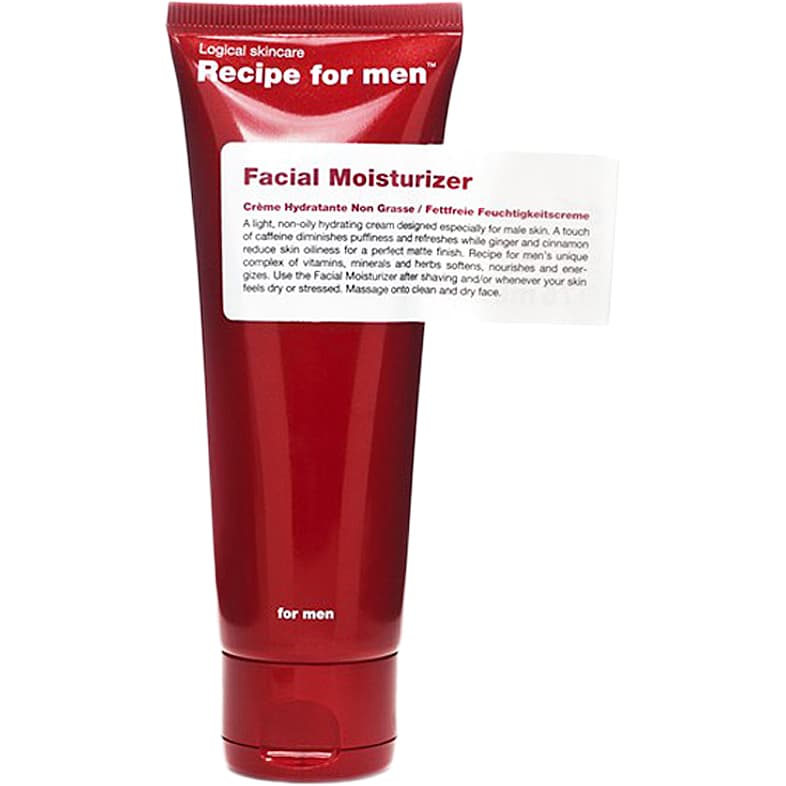 Recipe for men, Facial Moisturizer, 75 ml
