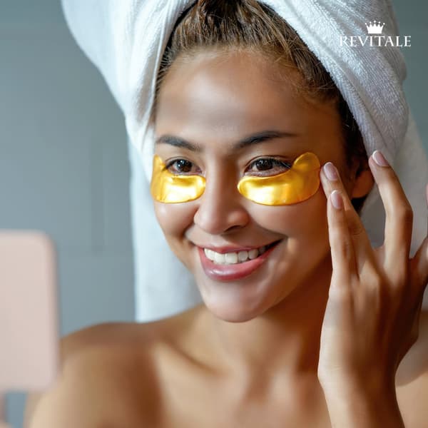 2pairs GOLD Collagen Crystal Eye Mask Anti Aging Wrinkle Dark Circle