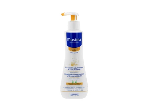 Mustela Bébé Ravitseva puhdistusgeeli kylmävoiteella 300 ml