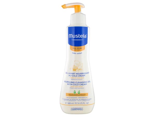 Mustela Bébé Ravitseva puhdistusgeeli kylmävoiteella 300 ml