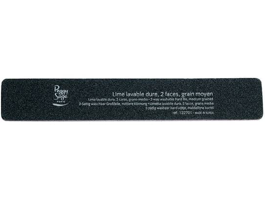 PEGGY SAGE_2-Way Nail File Coarse two-sided rectangular nail file 100/180 Black