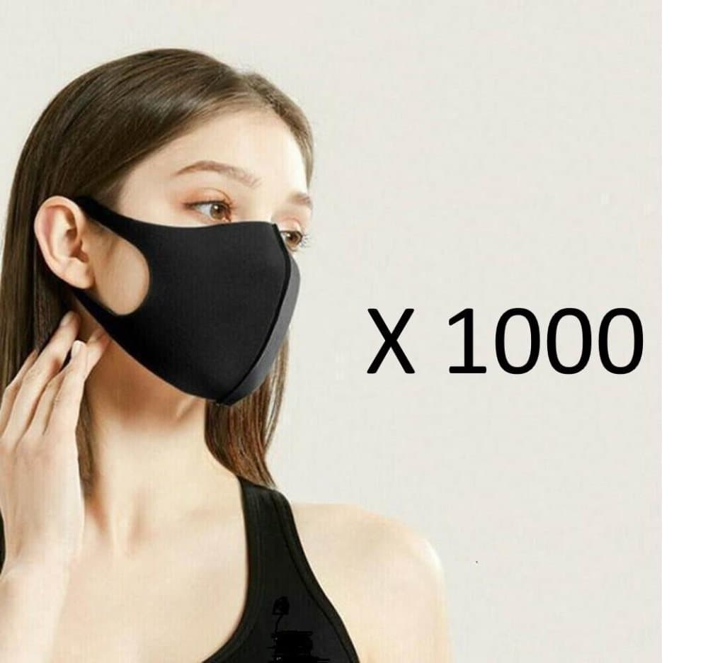 1000-pack Tvättbar Munskydd Ansiktsmask Community Mask