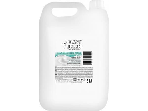 Biały Jeleń Geitemelk flytende såpe 5000ml - 5L