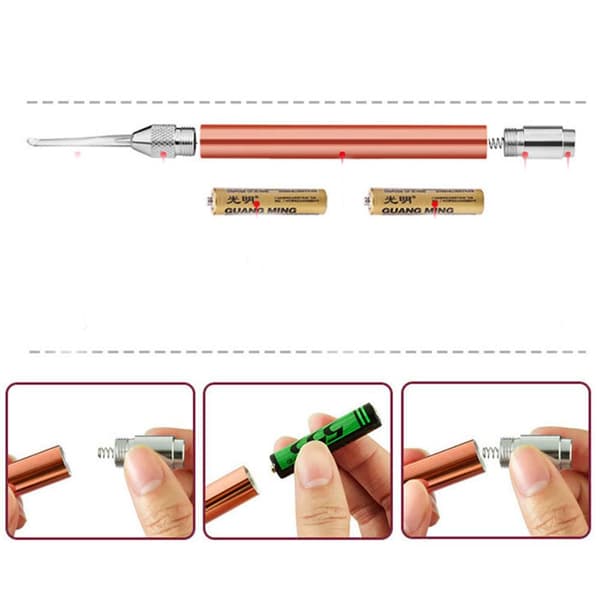 Effektfull LED Earpick/Öronvax Borttagnings Verktyg
