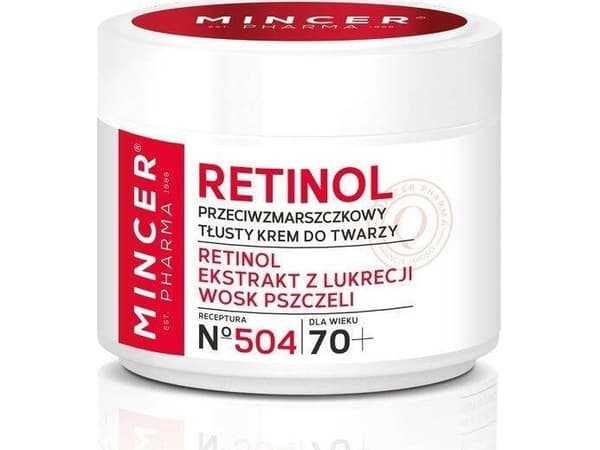 Mincer Pharma Retinol Creme anti-rynke-fet 70+ nr. 504 50ml
