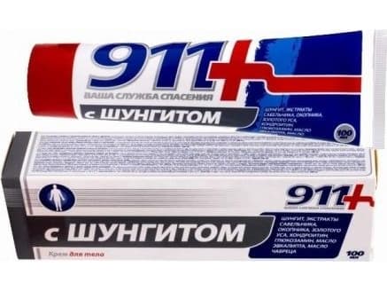 twins teek Cream for joints with Shungite 911, 100 ml - Twins Tec