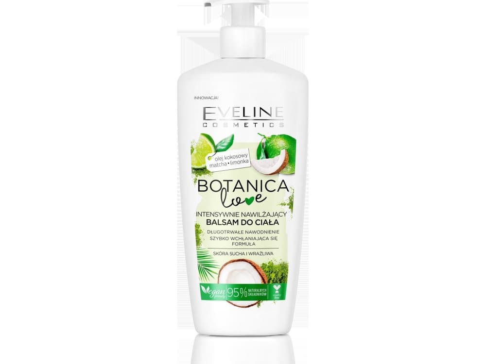 Eveline Botanica Love Intensively moisturizing body lotion Matcha-Coconut Oil-Lime 350ml