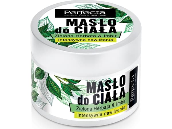 Perfecta Vihreä tee &amp; inkivääri vartalovoi - Intensiivinen kosteutus 225g