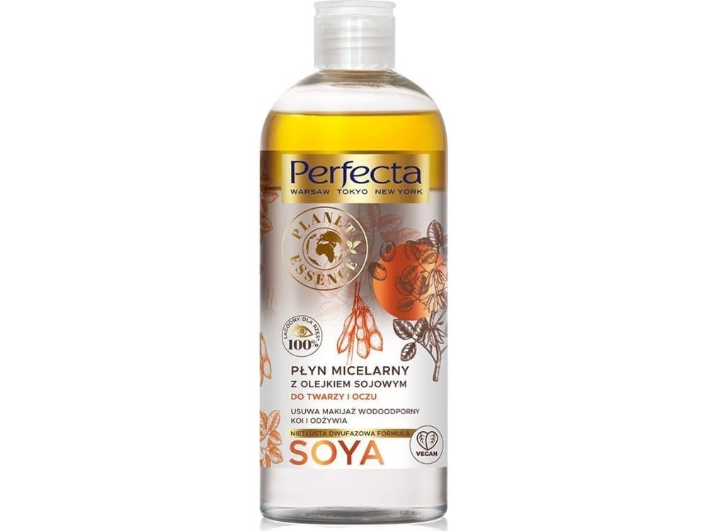Perfecta Perfecta Planet Essence Micellar water with soybean oil for face and eyes - Soya 400ml