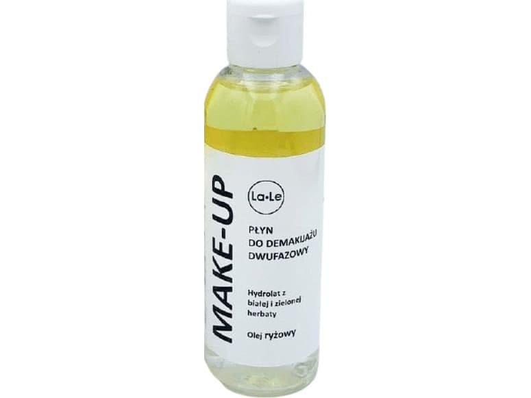 La-le Two-phase make-up remover - White and green tea hydrosol and rice oil, 100 ml