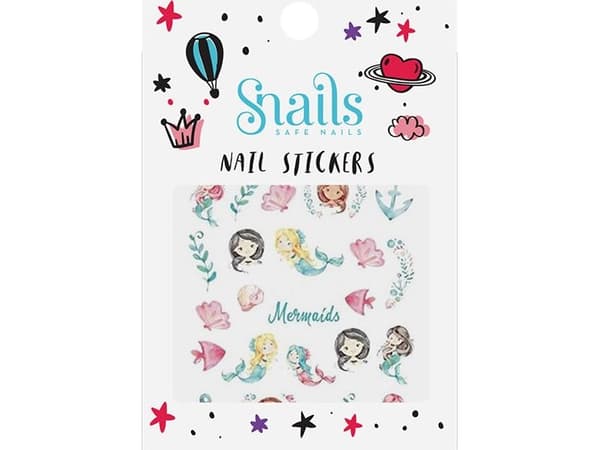 Snails Mermaids Nail Stickers