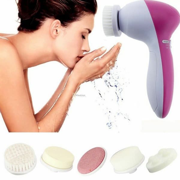 Effektfull 5in1 Multifunktionell Ansiktsrengörings Maskin Massage