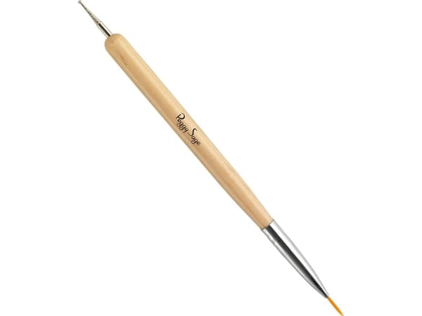 Peggy Sage 2 in 1 NAIL ART BRUSH MARBLING TOOL Brush and Decoration Tool 2 in 1 (149554)
