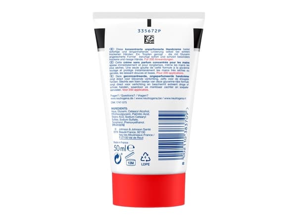Neutrogena Unscented Hand Cream 50 ml