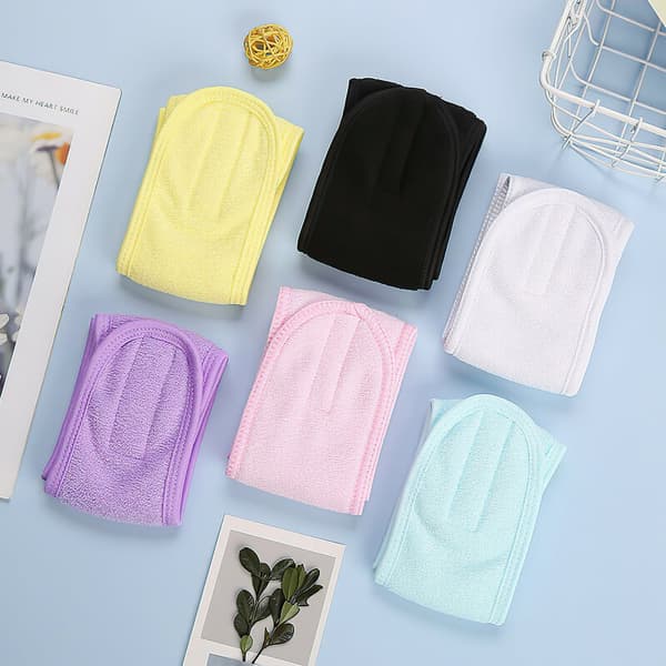 Adjustable Elastic Makeup Hair Band Facial Headband Shower