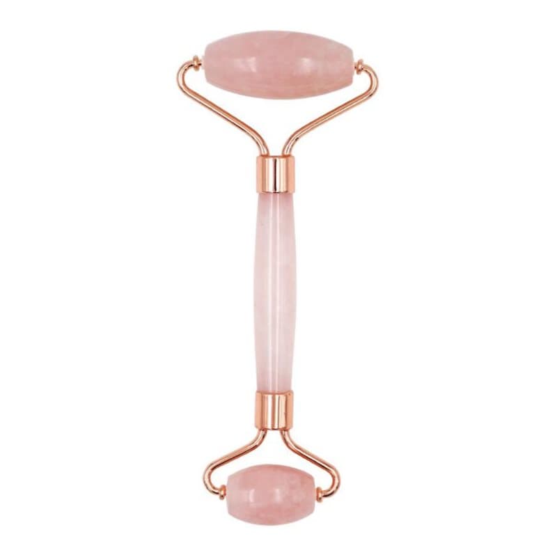 Gua Sha Massage Tool Roller - Rose Quartz