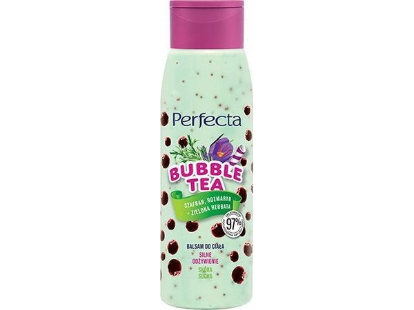 Perfecta Bubble Tea Body Lotion Strong Nutrition - Saffron, Rosemary and Green Tea 400ml
