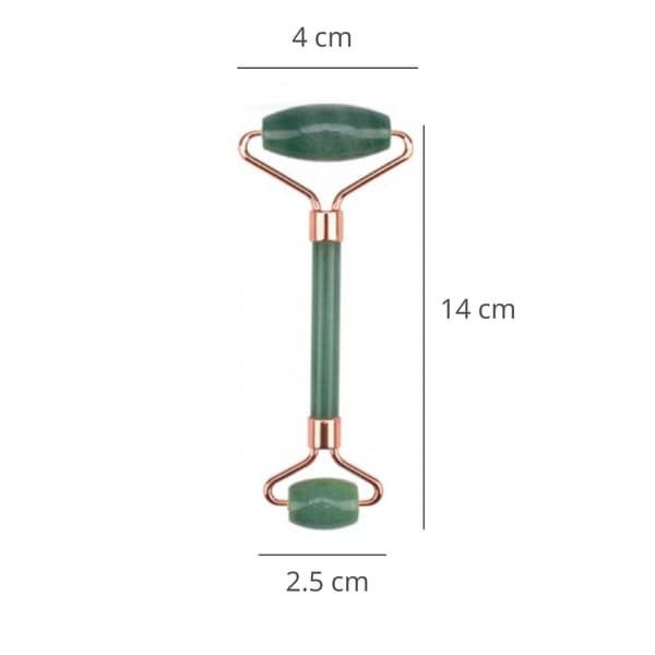 Äkta Gua Sha Mineralsten - Liten Sten + Roller