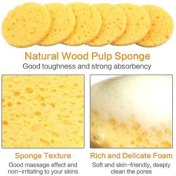 2x Cleaning Sponge Clean Washing Face Skin Care Makeup Remover