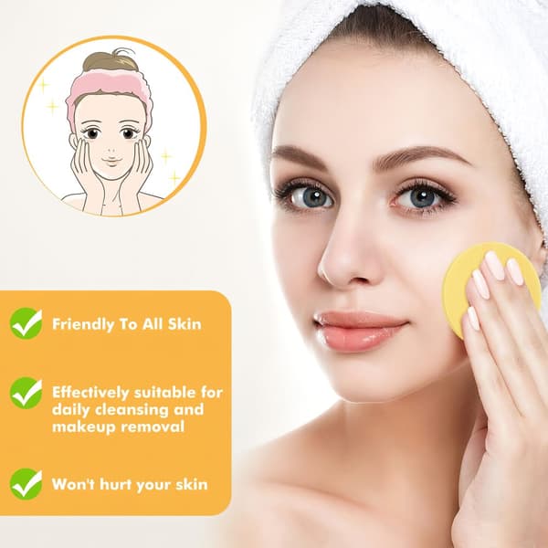 2x Cleaning Sponge Clean Washing Face Skin Care Makeup Remover