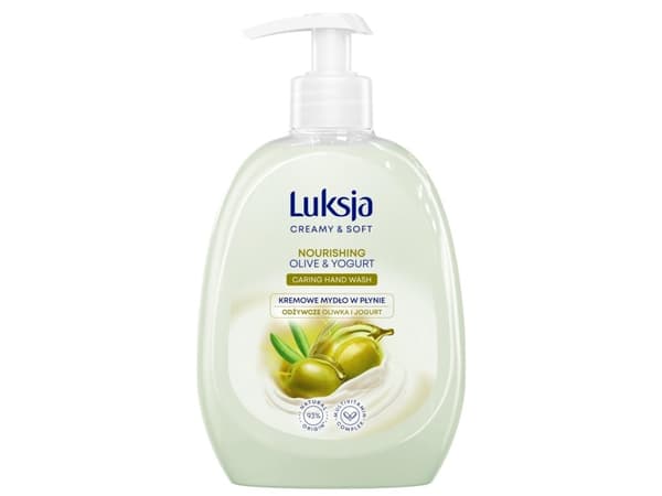 Luksja Creamy & Soft Nourishing Creme Flytende Såpe Oliven og Yoghurt 500ml